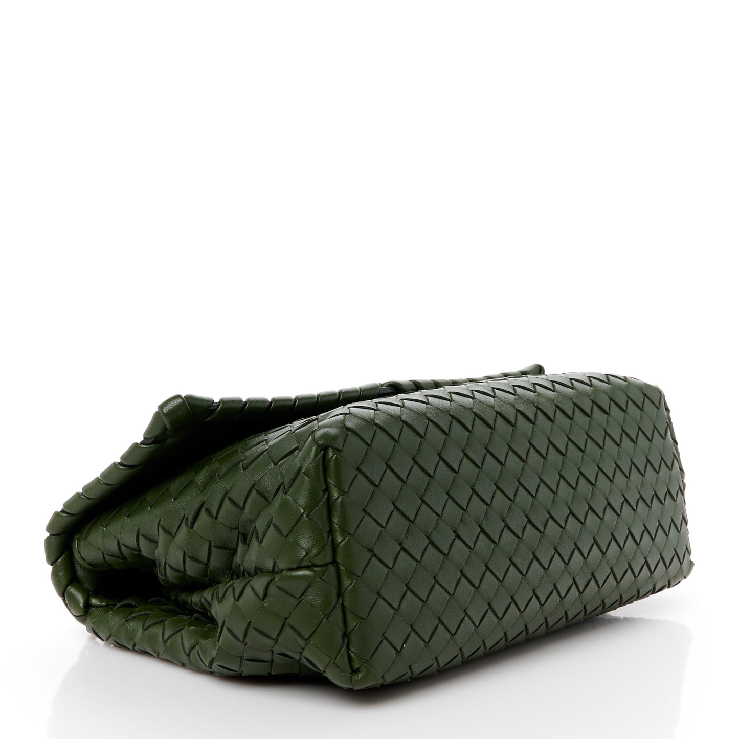 Nappa Intrecciato Medium Olimpia Bag Moss