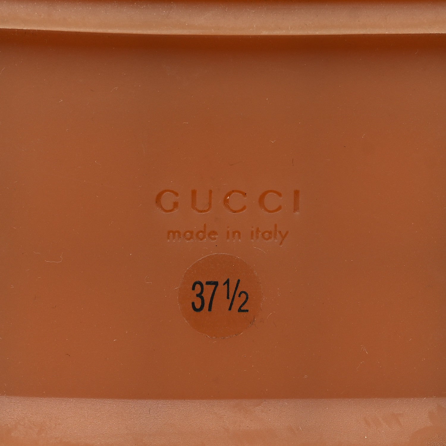 Gucci Monogram Jumbo GG Angelina Platform 55mm Slide Sandals 37.5 Beige 7 of 8