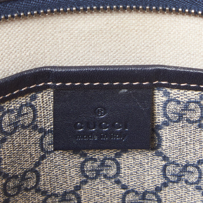 Gucci GG Plus Monogram Signature Web Loop Messenger Blue 7 of 7