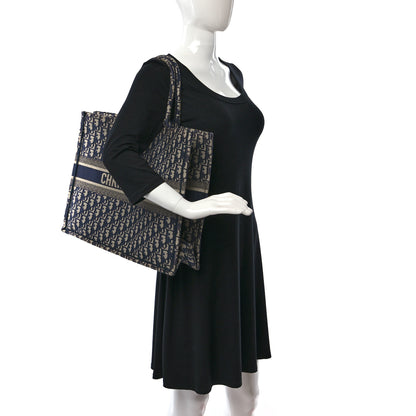 Christian Dior Oblique Large Book Tote Blue Multicolor 2 of 15