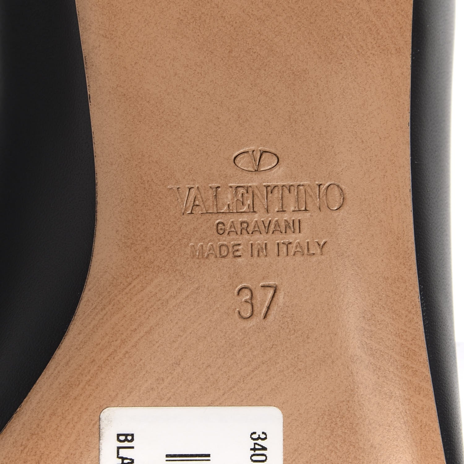 Valentino Garavani Nappa Vlogo Flats 37 Black 6 of 9