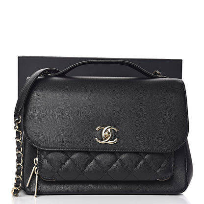 Chanel Caviar Quilted Large Business Affinity Flap Black 11 of 11