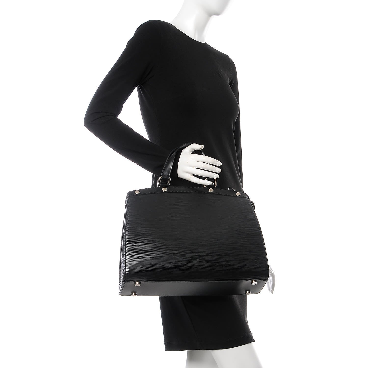 Louis Vuitton Epi Brea GM Black 3 of 9