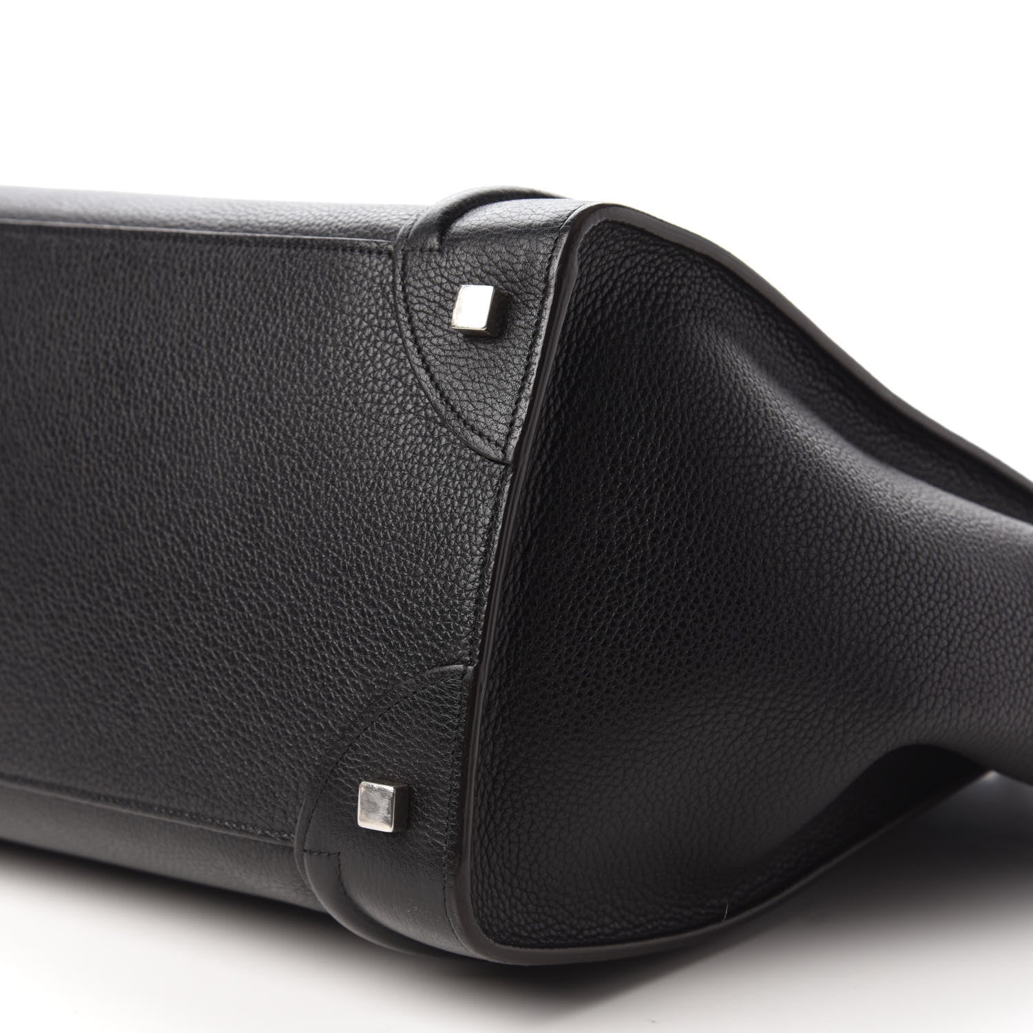 Celine Drummed Calfskin Mini Luggage Black 7 of 9