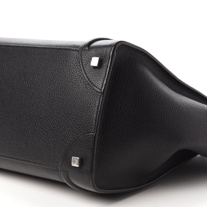 Celine Drummed Calfskin Mini Luggage Black 7 of 9