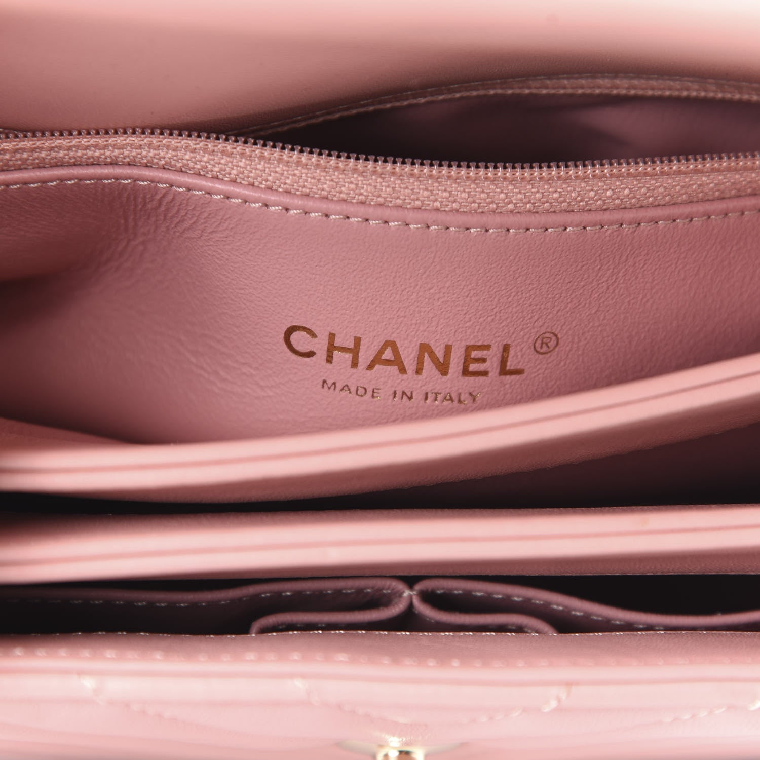 Chanel Lambskin Chevron Quilted Small Trendy CC Dual Handle Flap Bag Light Pink 8 of 11