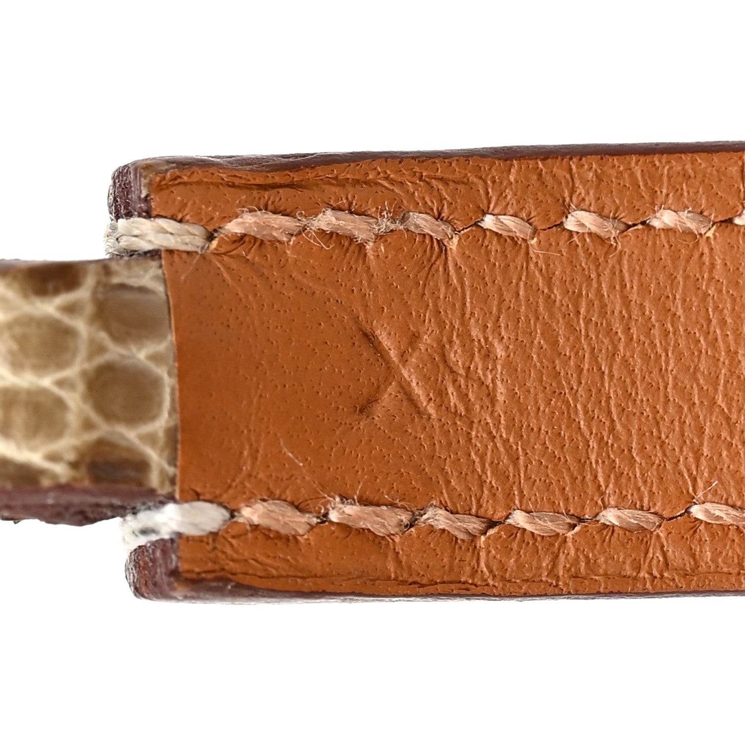Hermes Lizard Rivale Double Tour Bracelet XS Ficelle 6 of 9