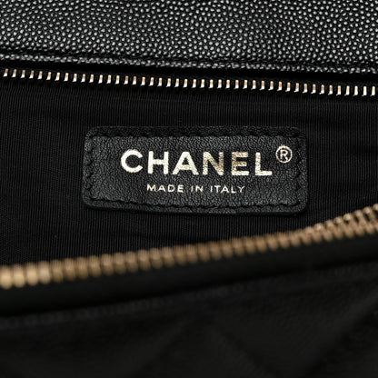 Chanel Caviar Quilted Flap Clutch Black 6 of 7