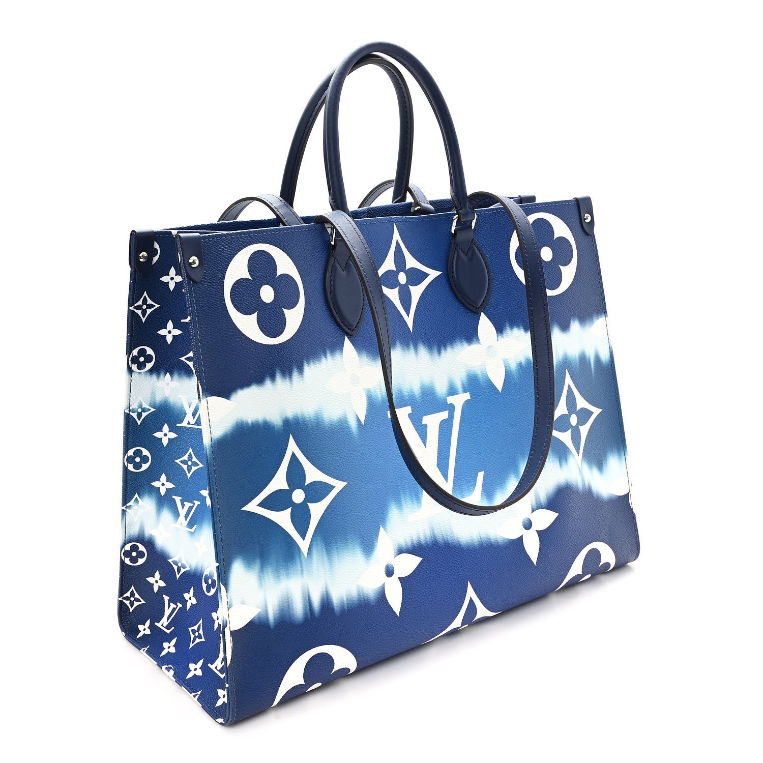 Louis Vuitton Monogram Escale Onthego GM Blue 3 of 10