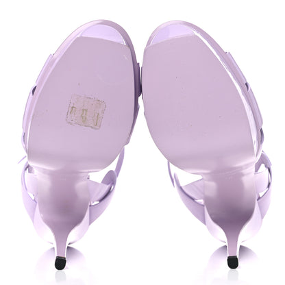 Saint Laurent Patent Tribute 105 Platform Sandals 40 Lavender 5 of 14