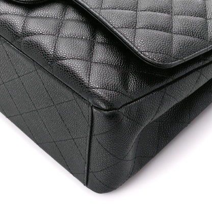 Chanel Caviar Quilted Maxi Double Flap Black 11 of 11