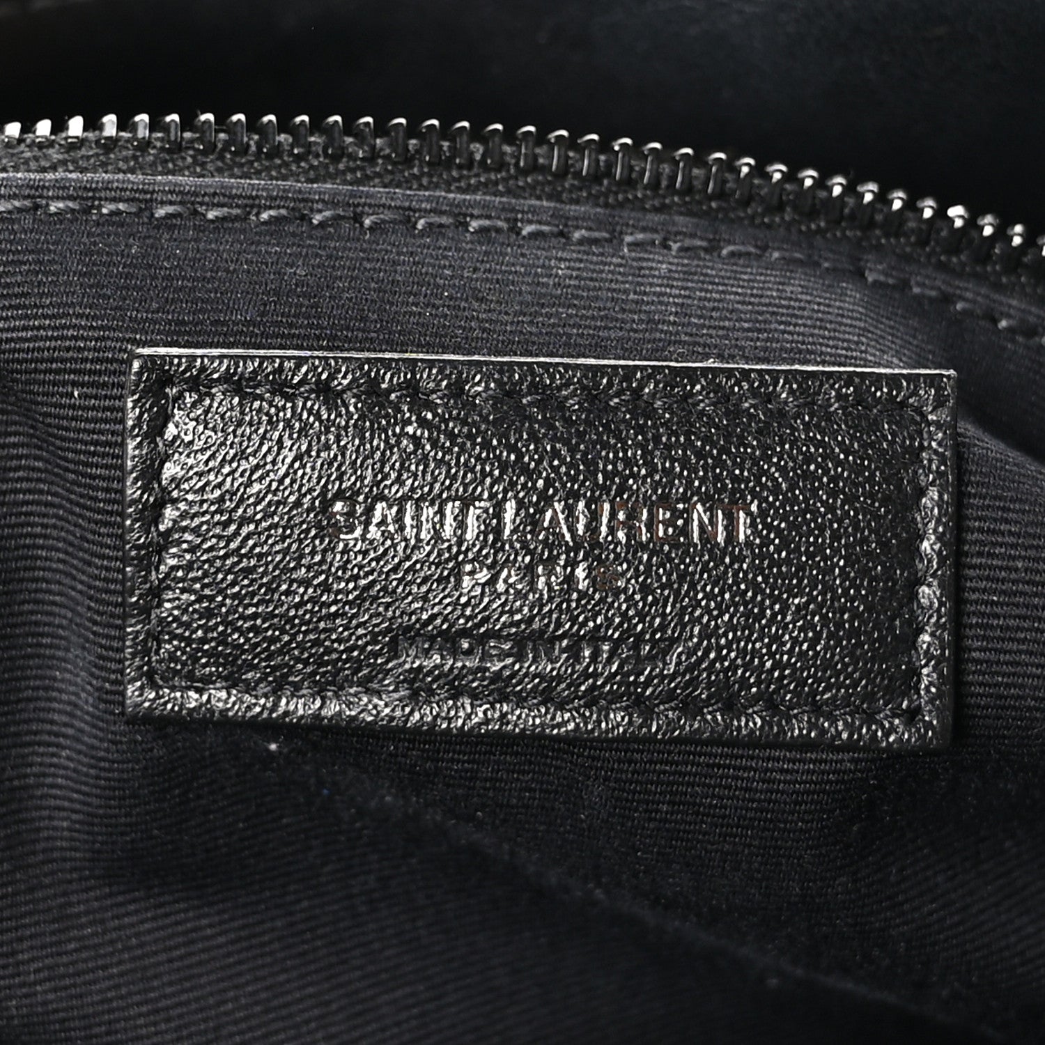 Saint Laurent Calfskin Y Quilted Monogram Monochrome Medium Loulou Chain Satchel Black 6 of 11