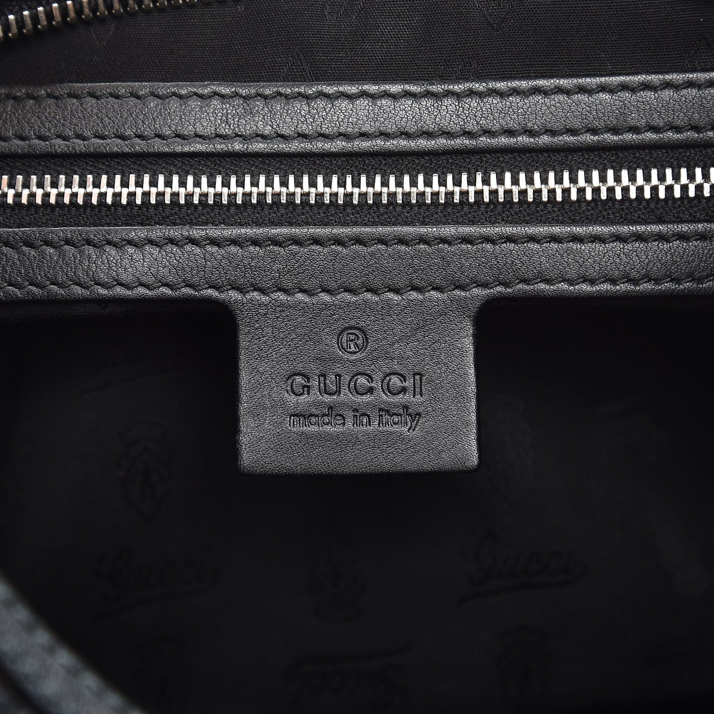 Guccissima Medium GG Twins Hobo Black
