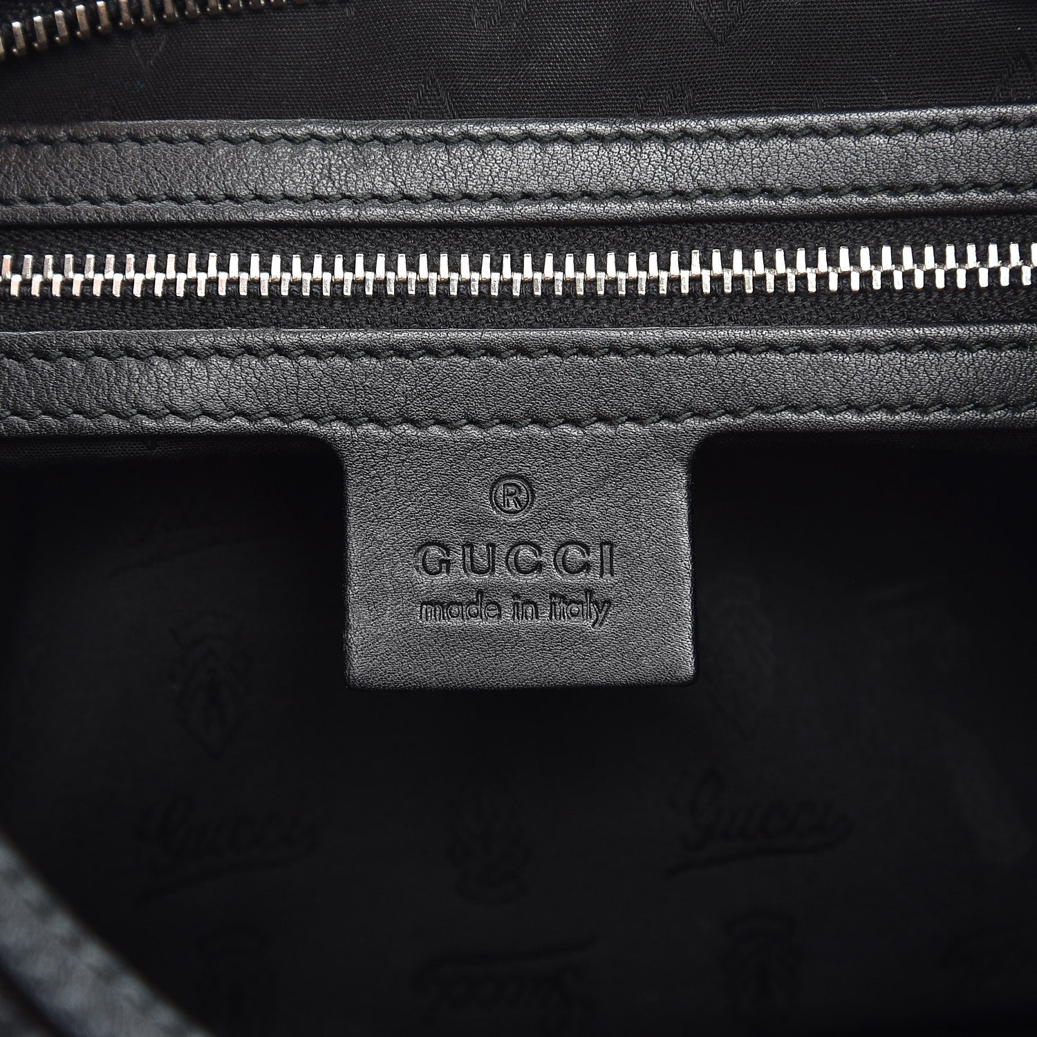 Gucci Guccissima Medium GG Twins Hobo Black 6 of 10