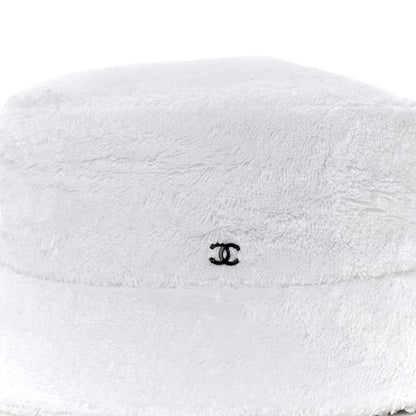 Chanel Terry Cloth CC Bucket Hat M White 2 of 7
