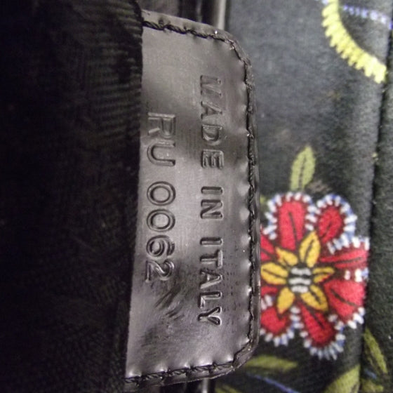 Christian Dior Fabric Floral Saddle Bag 8 of 10