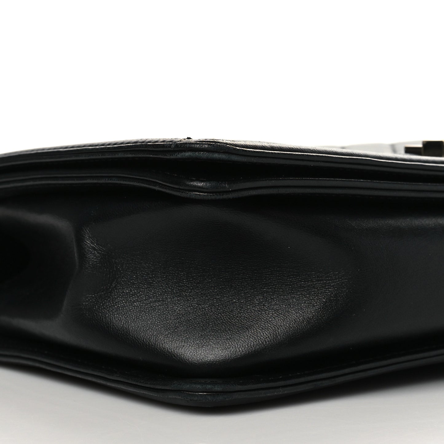 Lambskin Quilted New Medium Boy Flap Black