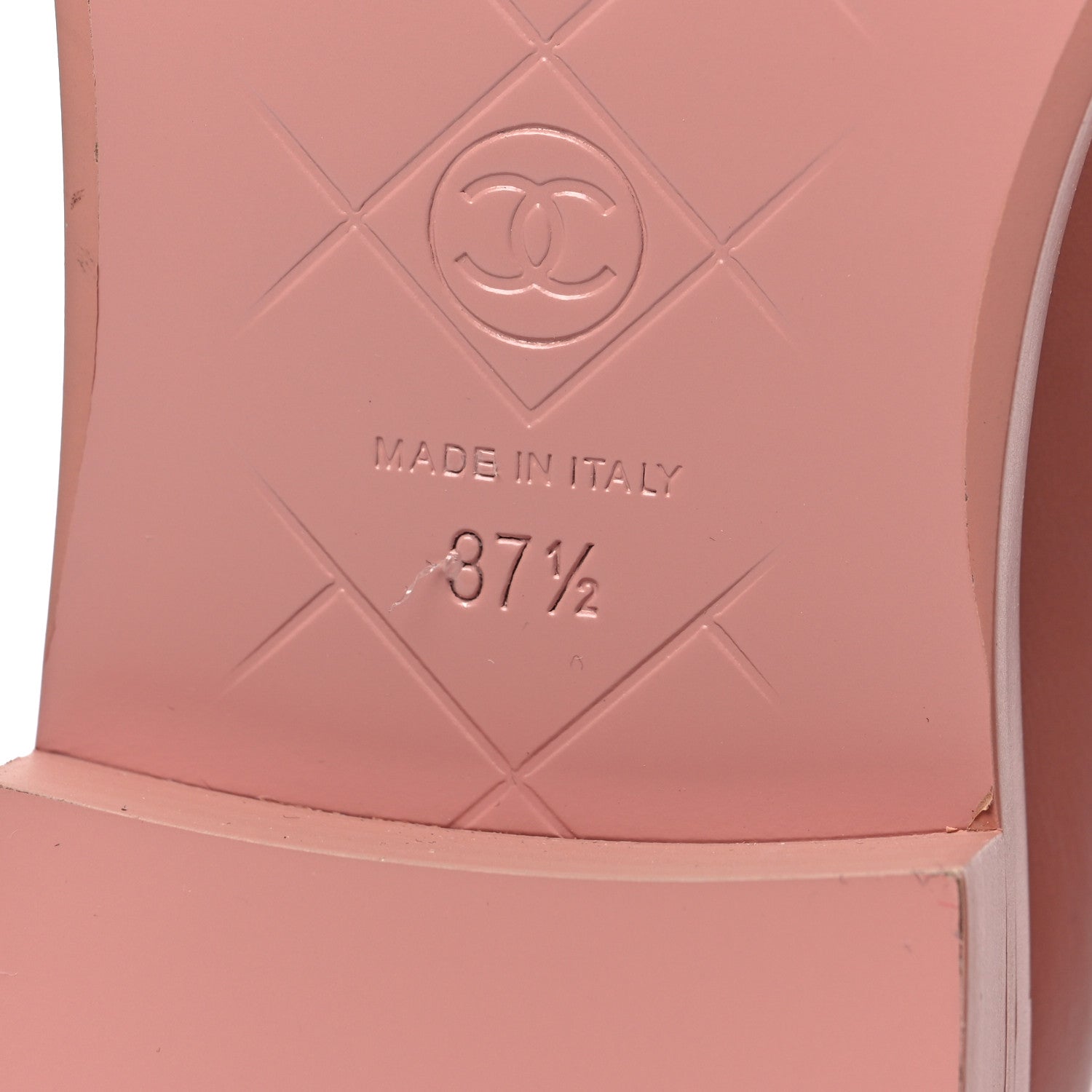 Chanel Lambskin Quilted CC Turnlock Loafers 37.5 Dark Pink 6 of 8