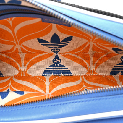Gucci X ADIDAS Textured Dollar Calfskin Belt Bag Blue 5 of 10