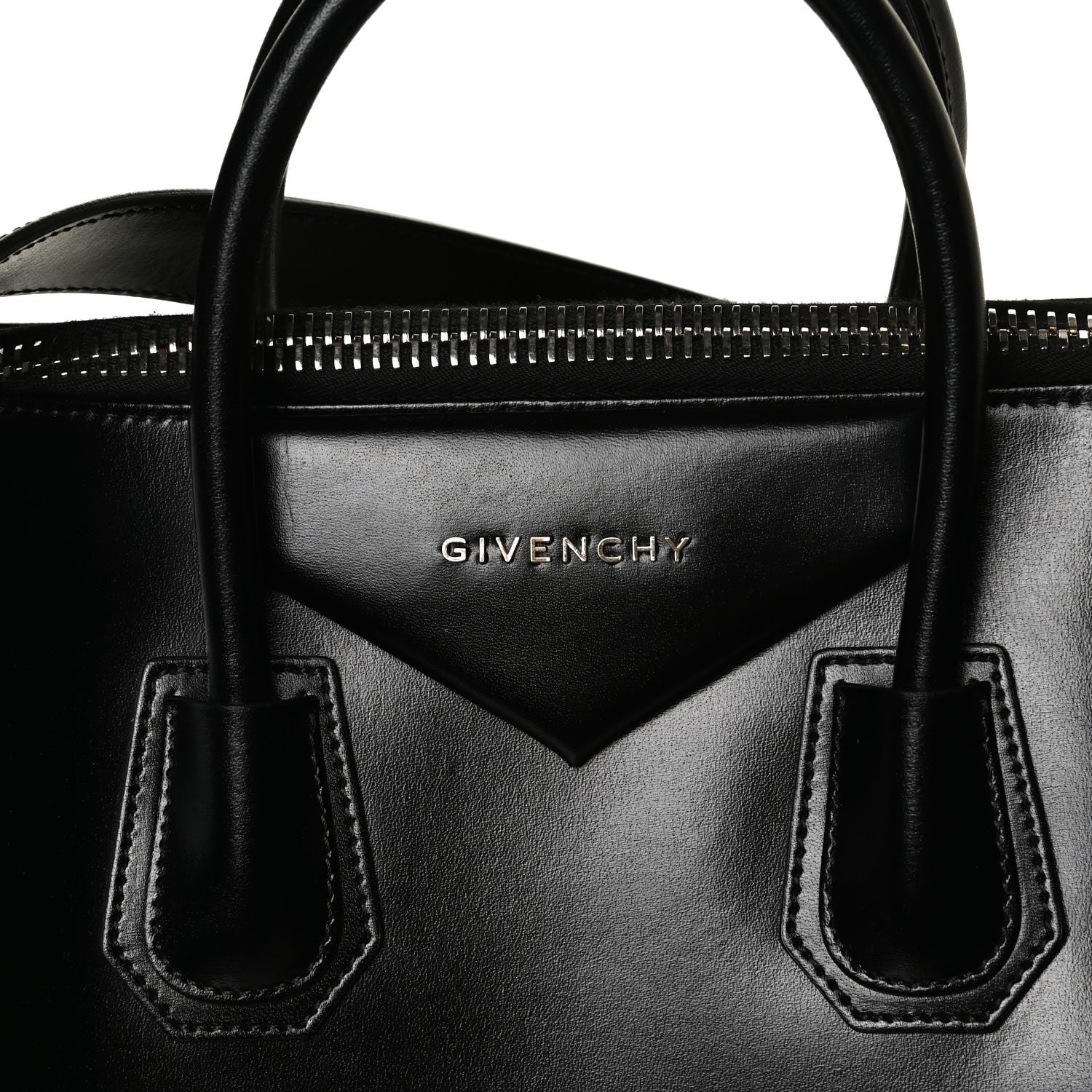 Givenchy Shiny Lord Calfskin Medium Antigona Black 8 of 17