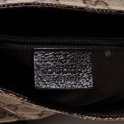 Gucci Monogram Web Medium Double Pocket Messenger Bag Dark Brown 5 of 7