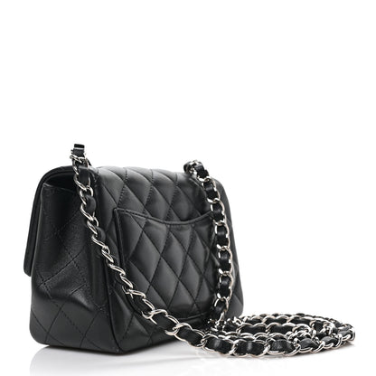 Chanel Lambskin Quilted Mini Square Flap Black 3 of 9