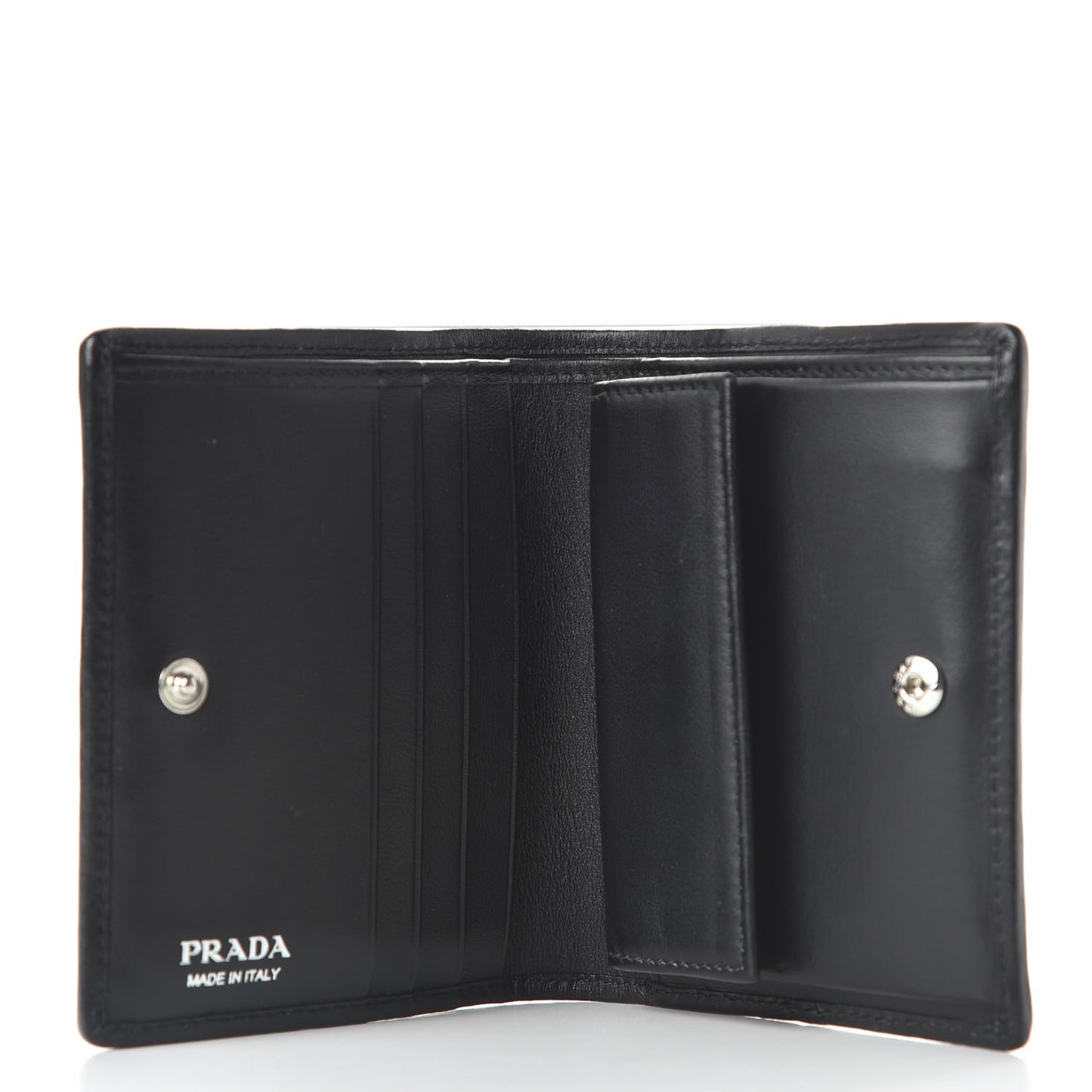 Soft Calfskin Impunture Diagramme Wallet Black