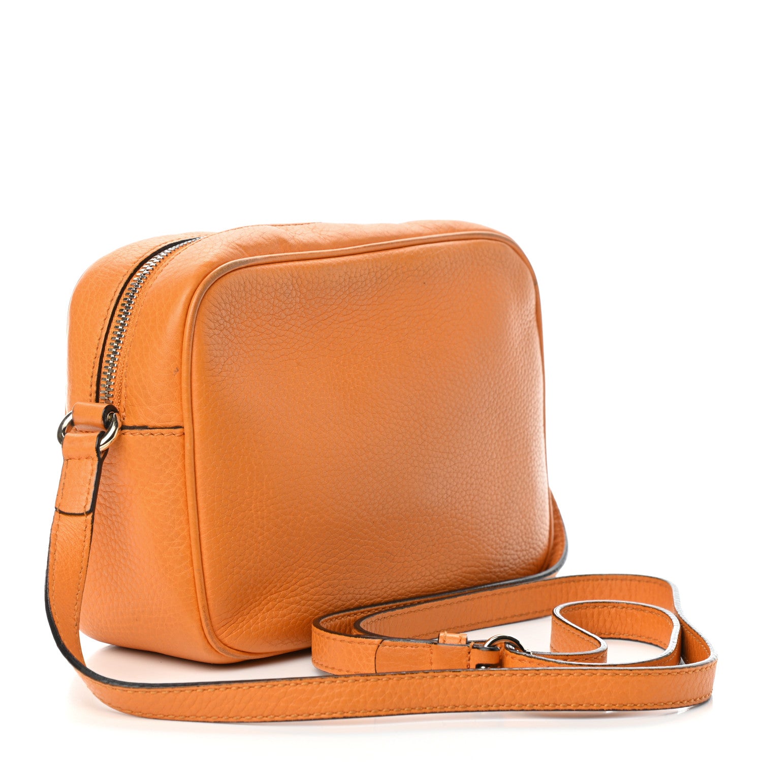Gucci Pebbled Calfskin Small Soho Disco Bag Curcuma 3 of 12