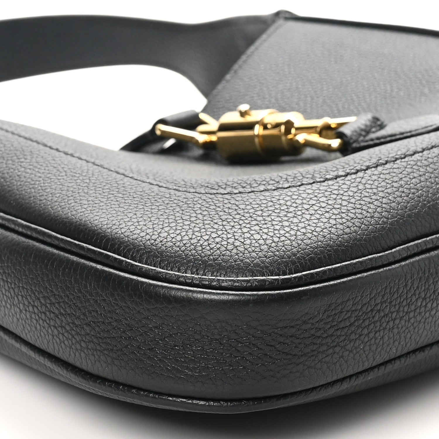 Gucci Grand Prix Calfskin Small Jackie 1961 Hobo Black 9 of 11