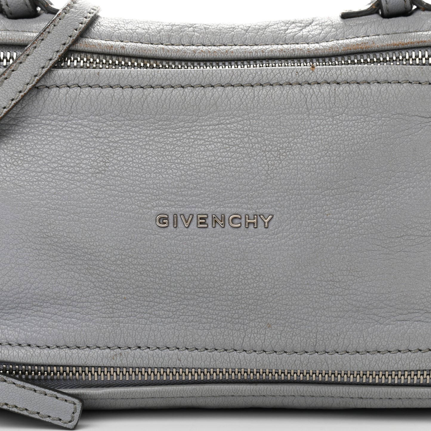 Sugar Goatskin Mini Pandora Dove Grey