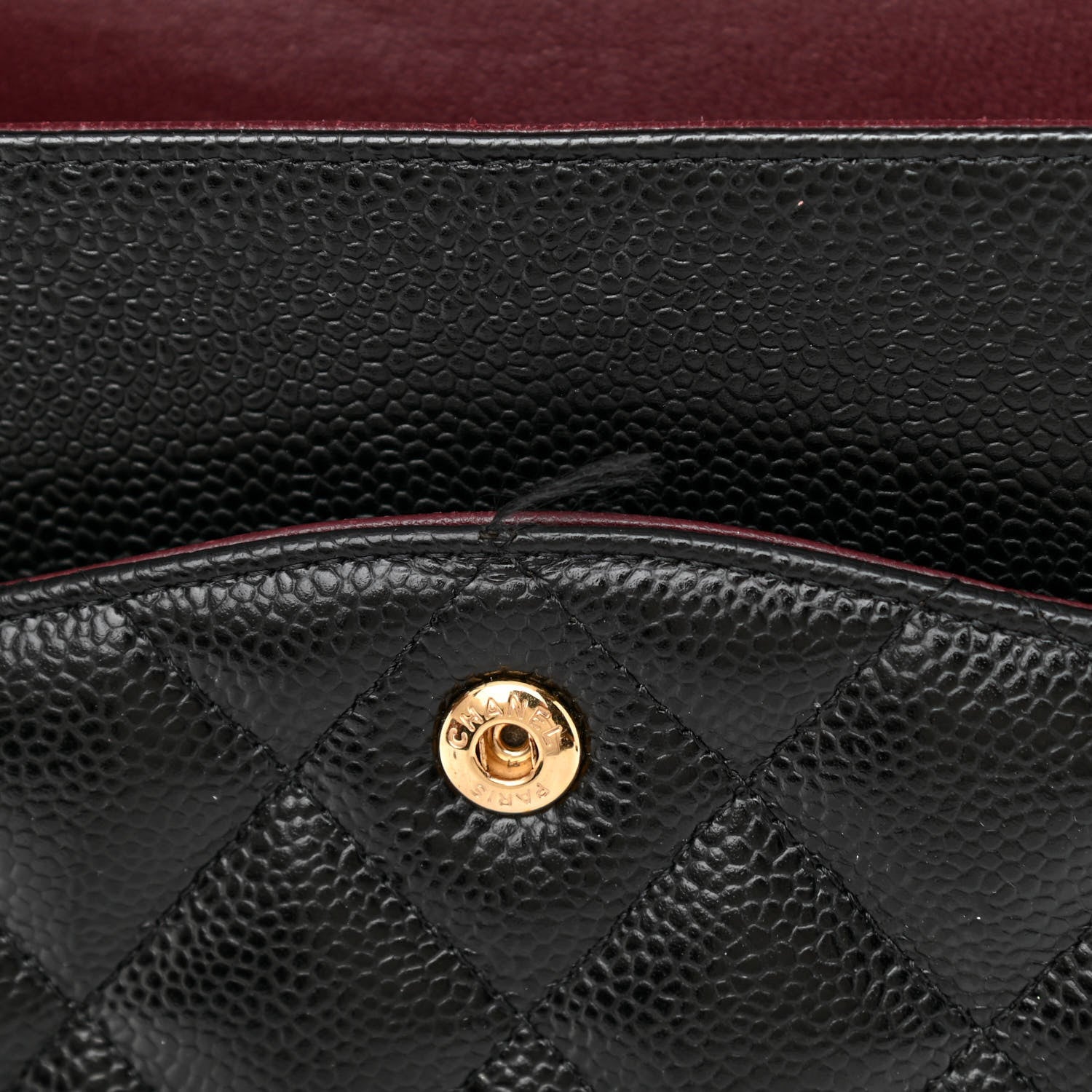 Chanel Caviar Quilted Maxi Double Flap Black 11 of 12