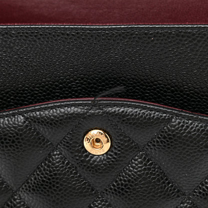 Chanel Caviar Quilted Maxi Double Flap Black 11 of 12