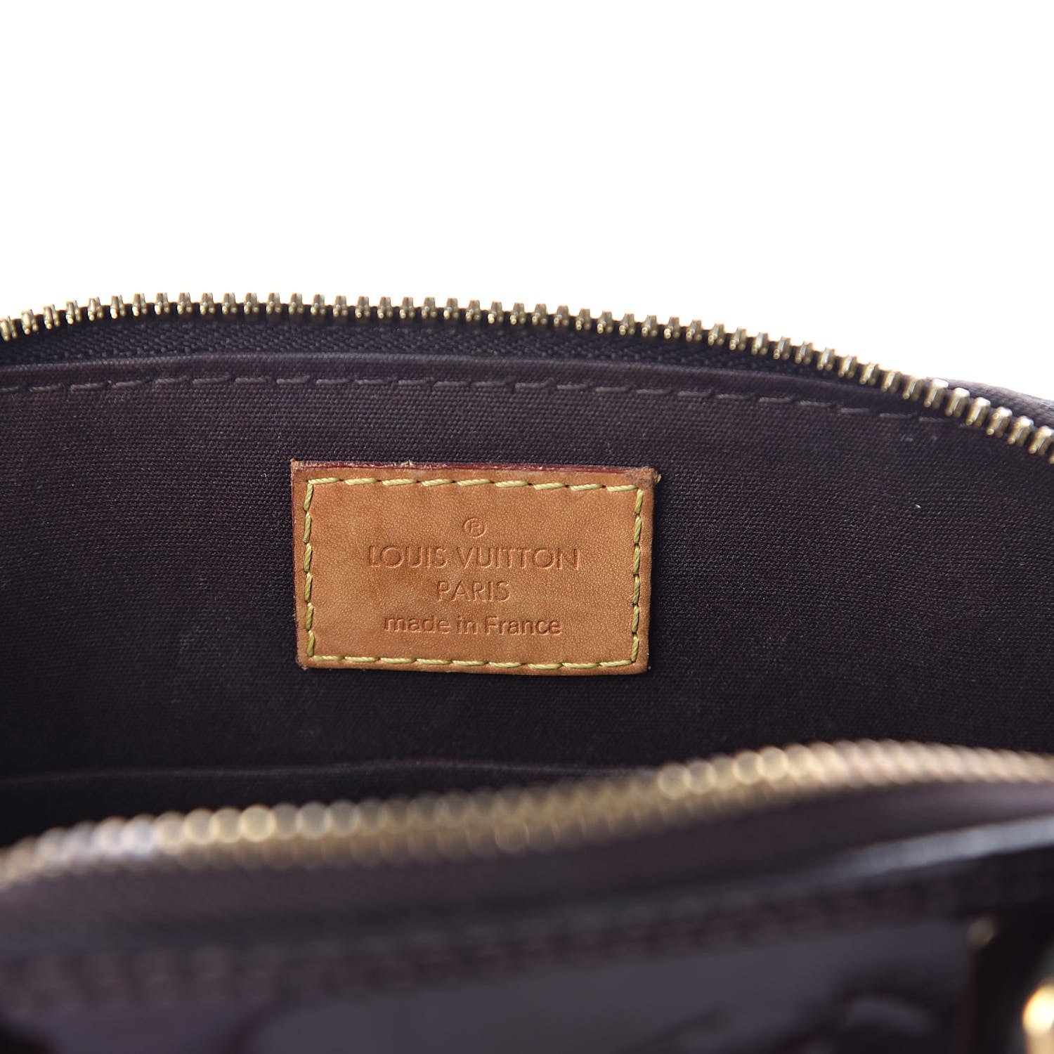 Louis Vuitton Vernis Alma BB Amarante 6 of 8