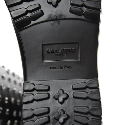Saint Laurent Rubber Crystal Rain Boots 36 Black 6 of 8