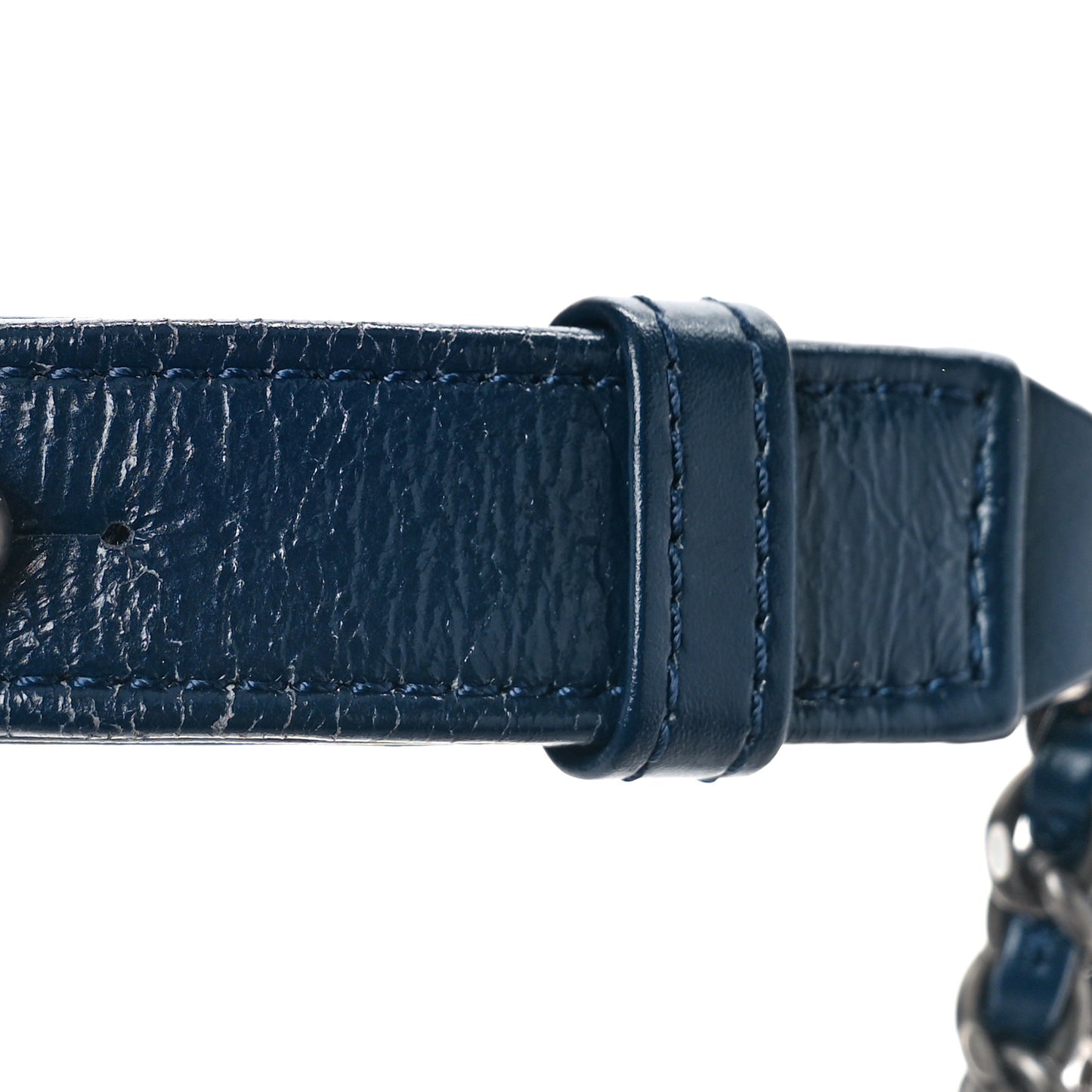 Tweed Calfskin Quilted Medium Gabrielle Hobo Navy