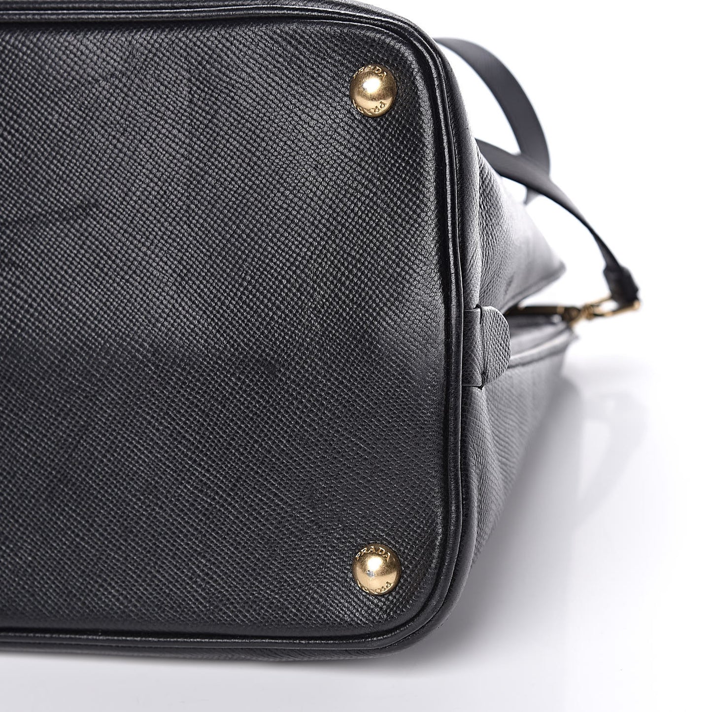 Saffiano Cuir Open Promenade Tote Black