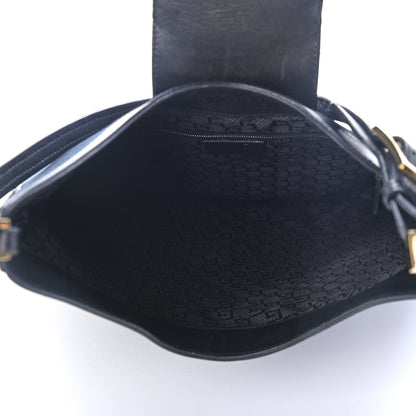 Gucci Canvas Calfskin Jackie O Hobo Black 4 of 4
