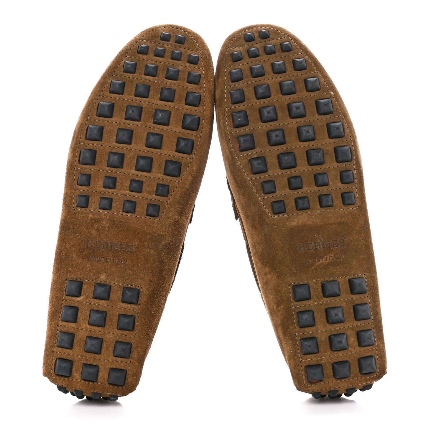 Suede Goatskin Mens Alessandro Moccasin Loafers 39 Havane