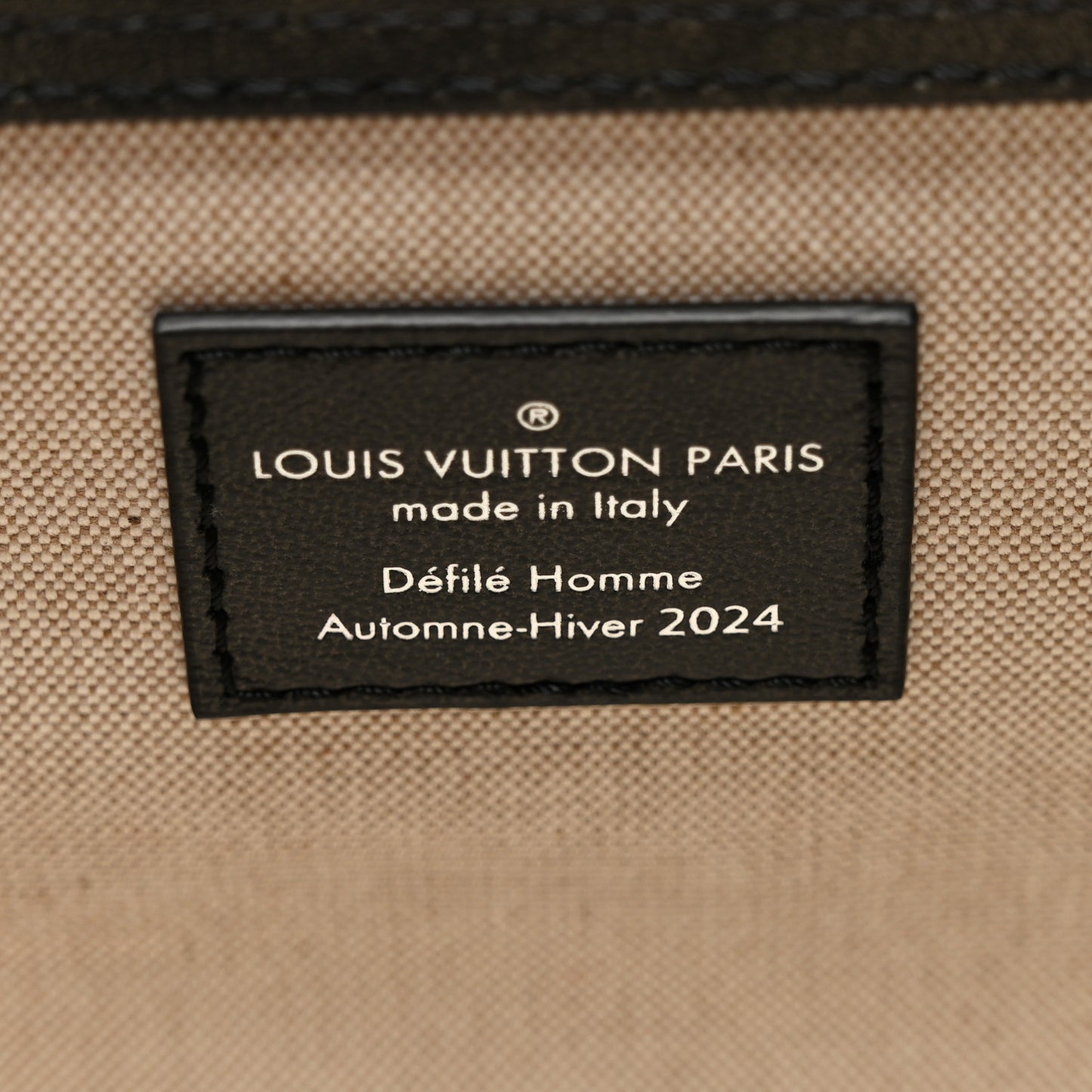 Brushed Monogram Keepall Bandouliere 50 Black