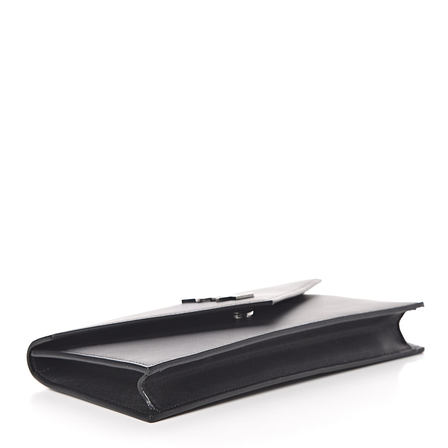 Calfskin Monogram Clutch Black
