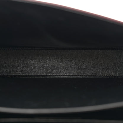 Saint Laurent Grain de Poudre Medium Classic Monogram Cassandra Top Handle Rouge Legion 5 of 16