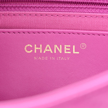 Chanel Lambskin Quilted Small Pillow Crush Flap Purple 6 of 11