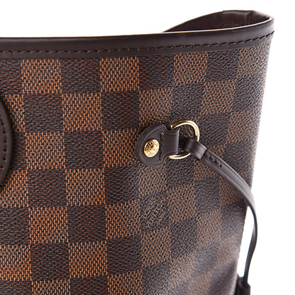 Louis Vuitton Damier Ebene Neo Neverfull MM Rose Ballerine 12 of 17
