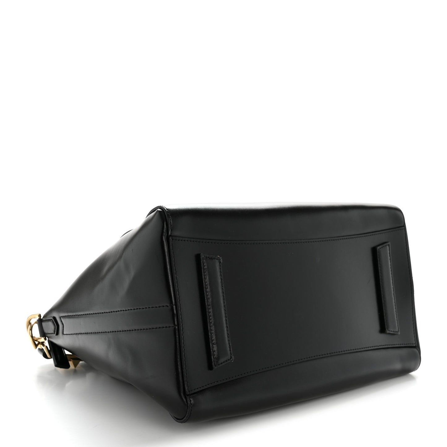 Shiny Lord Calfskin Medium Antigona Black
