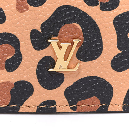 Louis Vuitton Calfskin Leopard Bag Charm Black 5 of 5