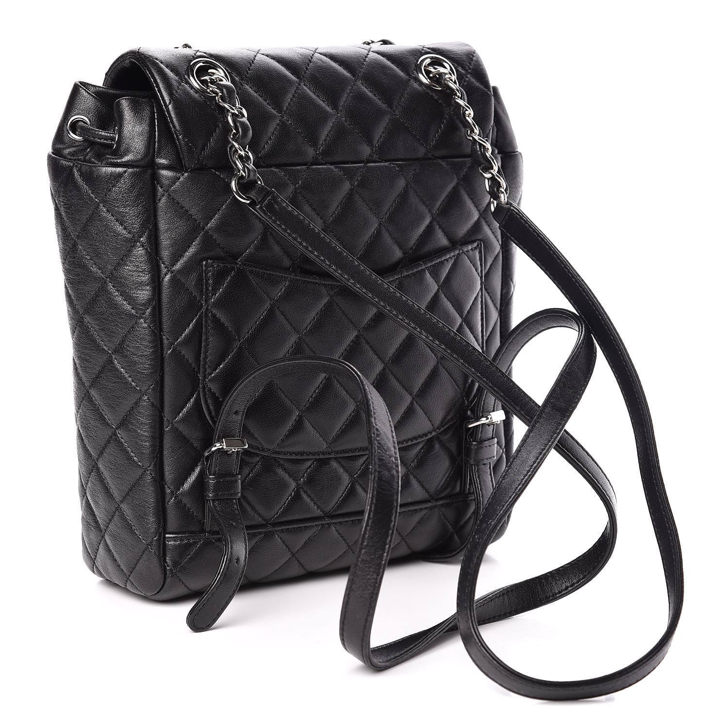 Chanel Lambskin Quilted Small Urban Spirit Backpack Black 3 of 12