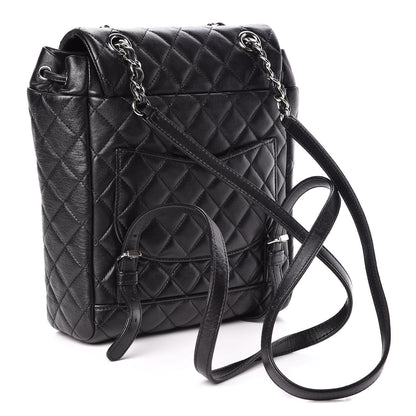 Chanel Lambskin Quilted Small Urban Spirit Backpack Black 3 of 12
