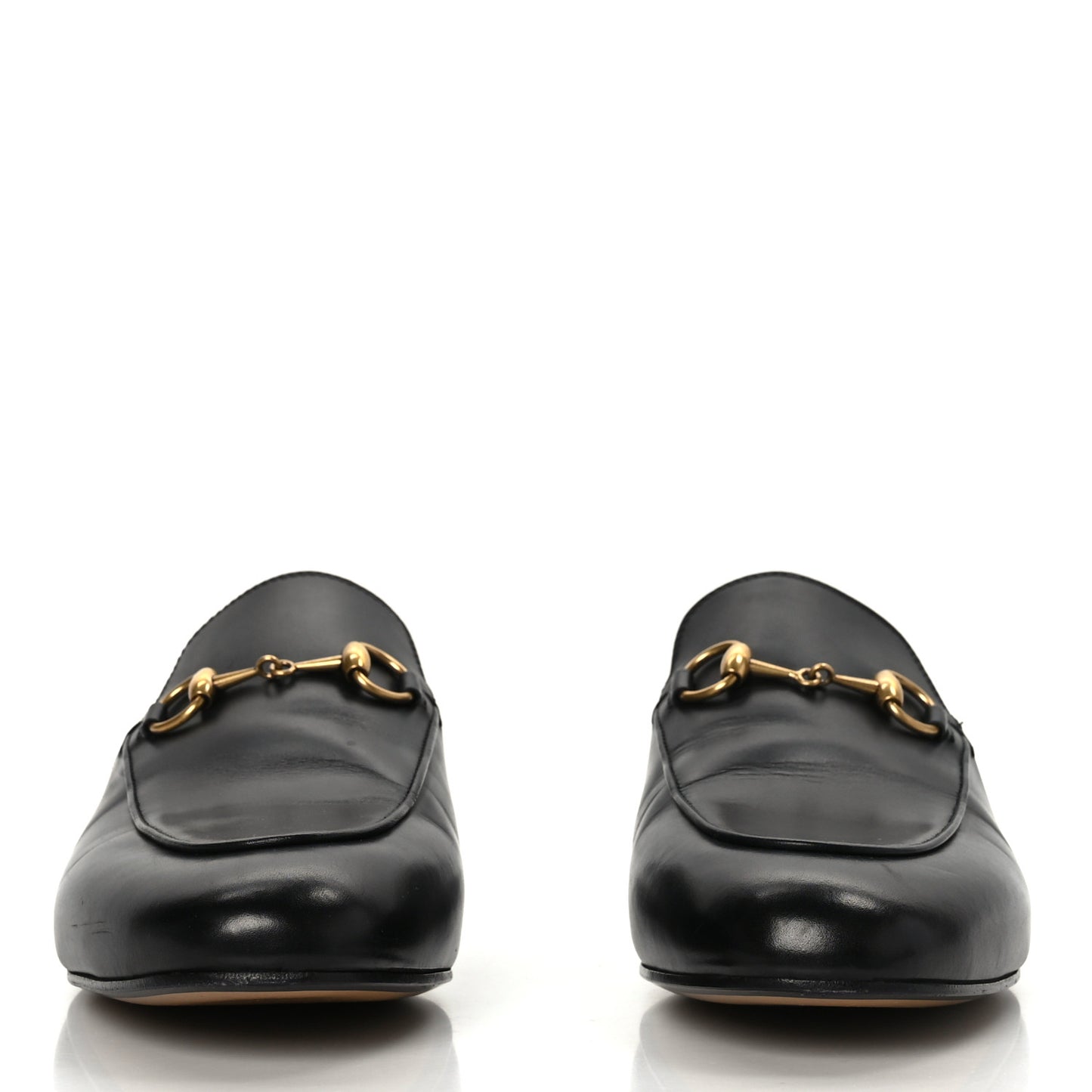 Calfskin Womens Princetown Slippers 37.5 Black