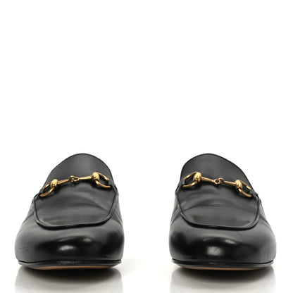 Gucci Calfskin Womens Princetown Slippers 37.5 Black 2 of 8