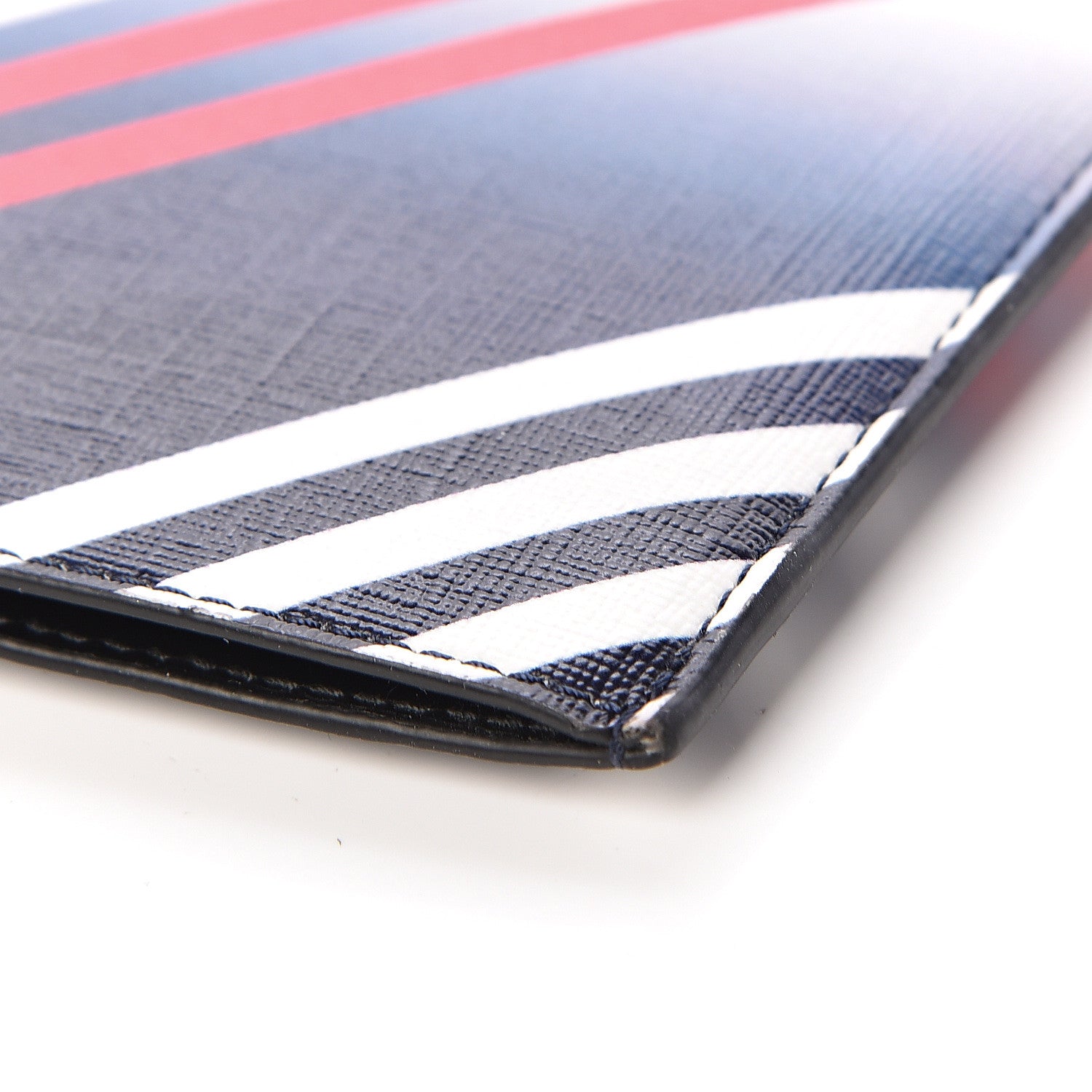 Givenchy Coated Canvas Mens Lines Print Card Case Multicolor 11 of 16